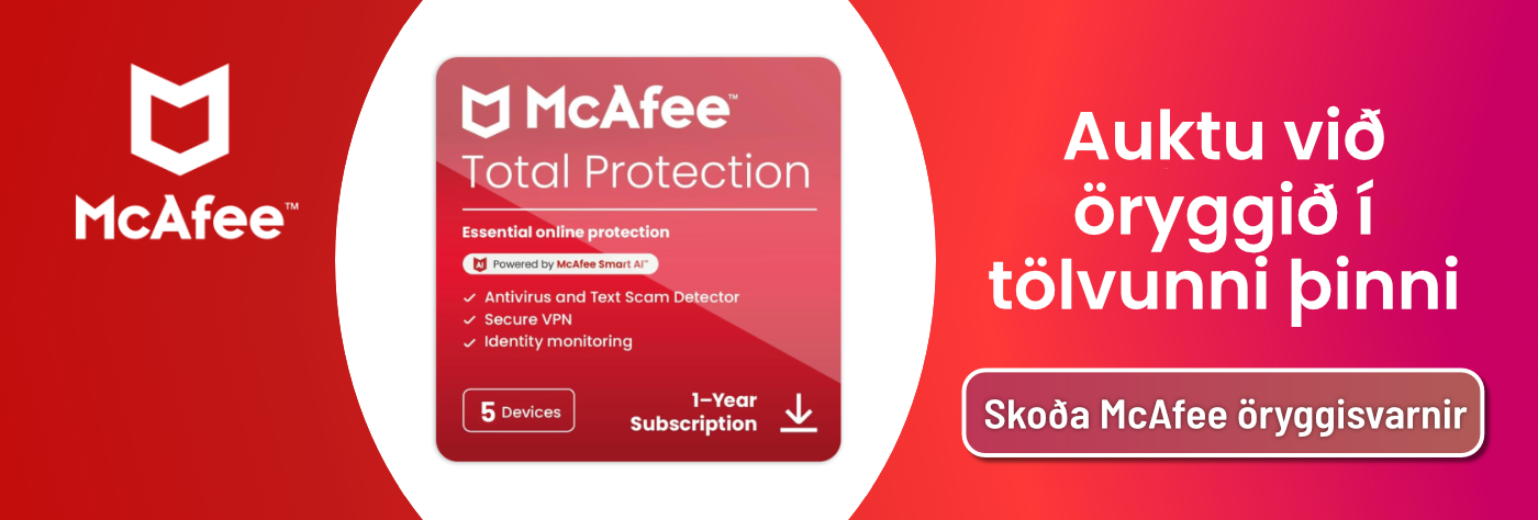 mcafee-oryggisvorn